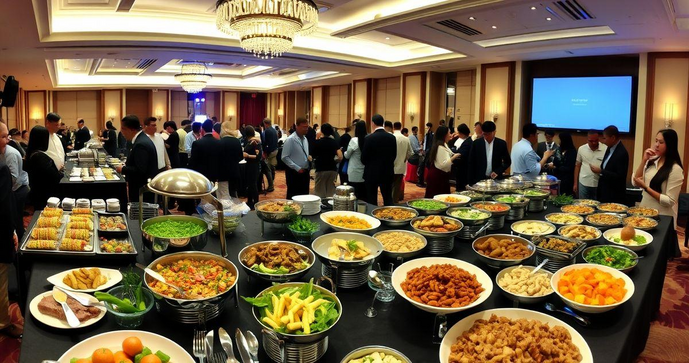 Buffet para Eventos Corporativos: Escolhendo a Opção Ideal