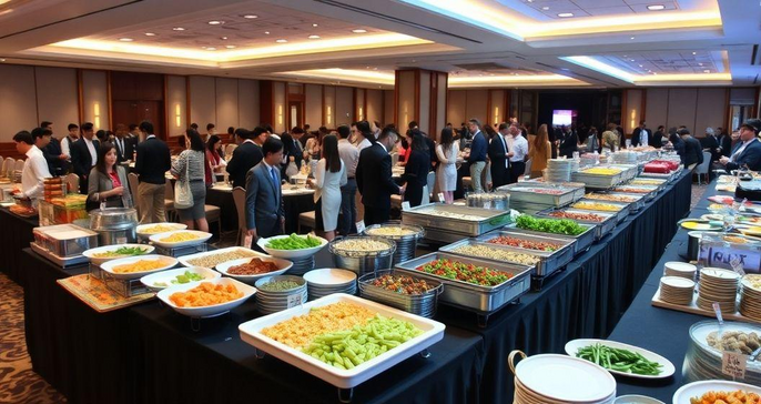 Organizar um Buffet Inesquecível em Confraternizações Corporativas